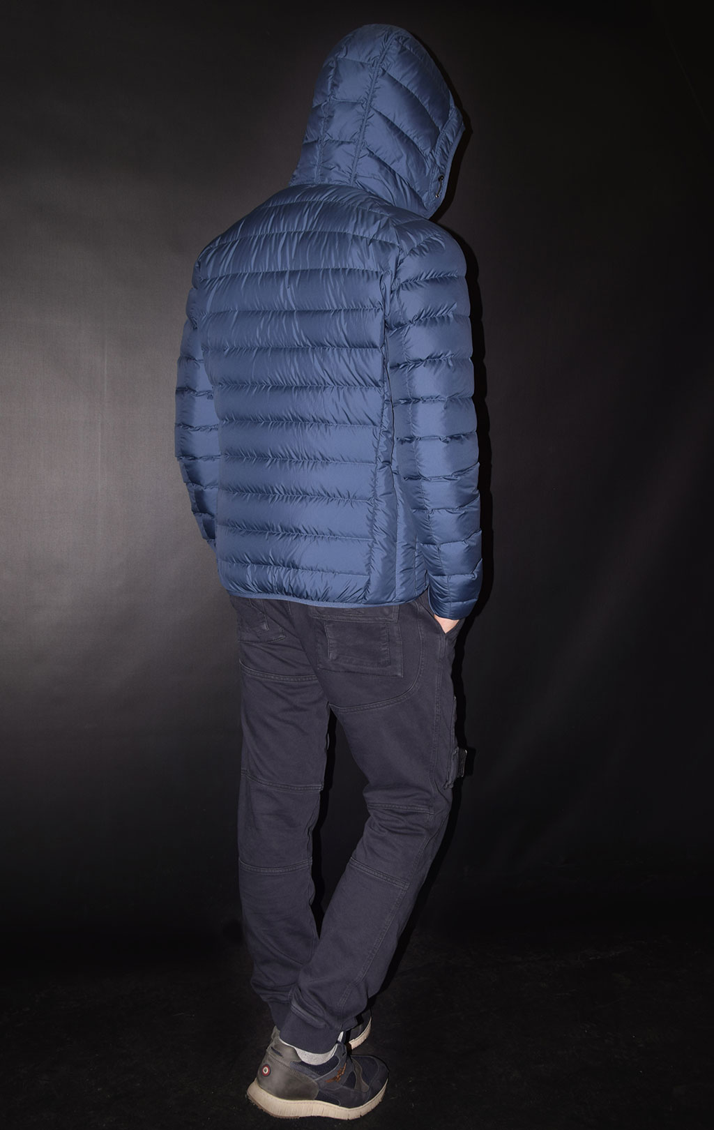 Куртка-пуховик лёгкая PARAJUMPERS LAST MINUTE dark indigo 