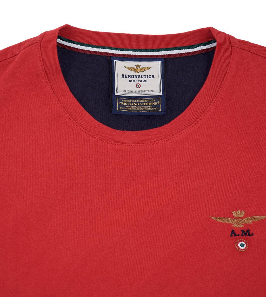 Футболка AERONAUTICA MILITARE rosso sport (TS 1580) 