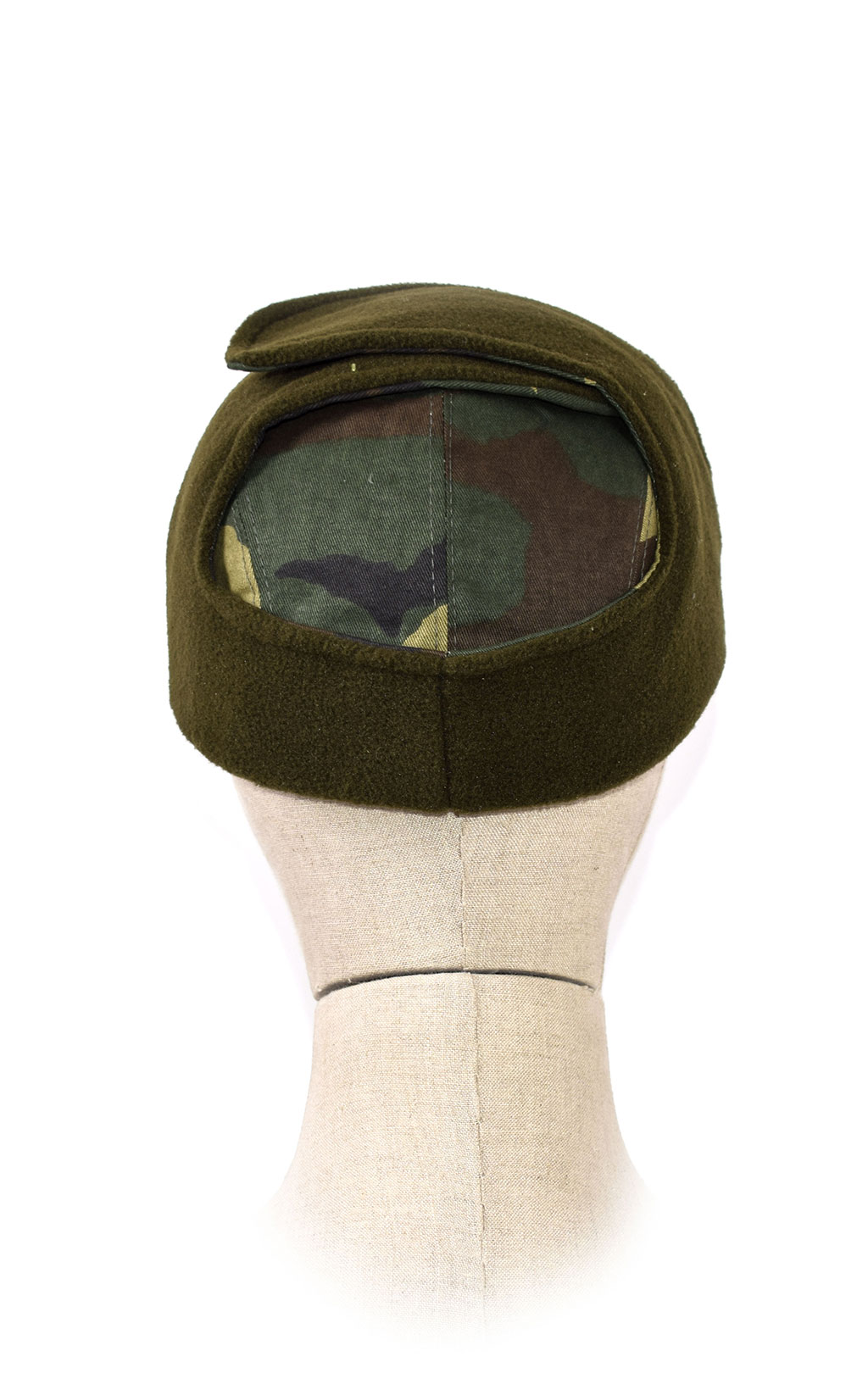 Кепка зимняя флис camo woodland Италия