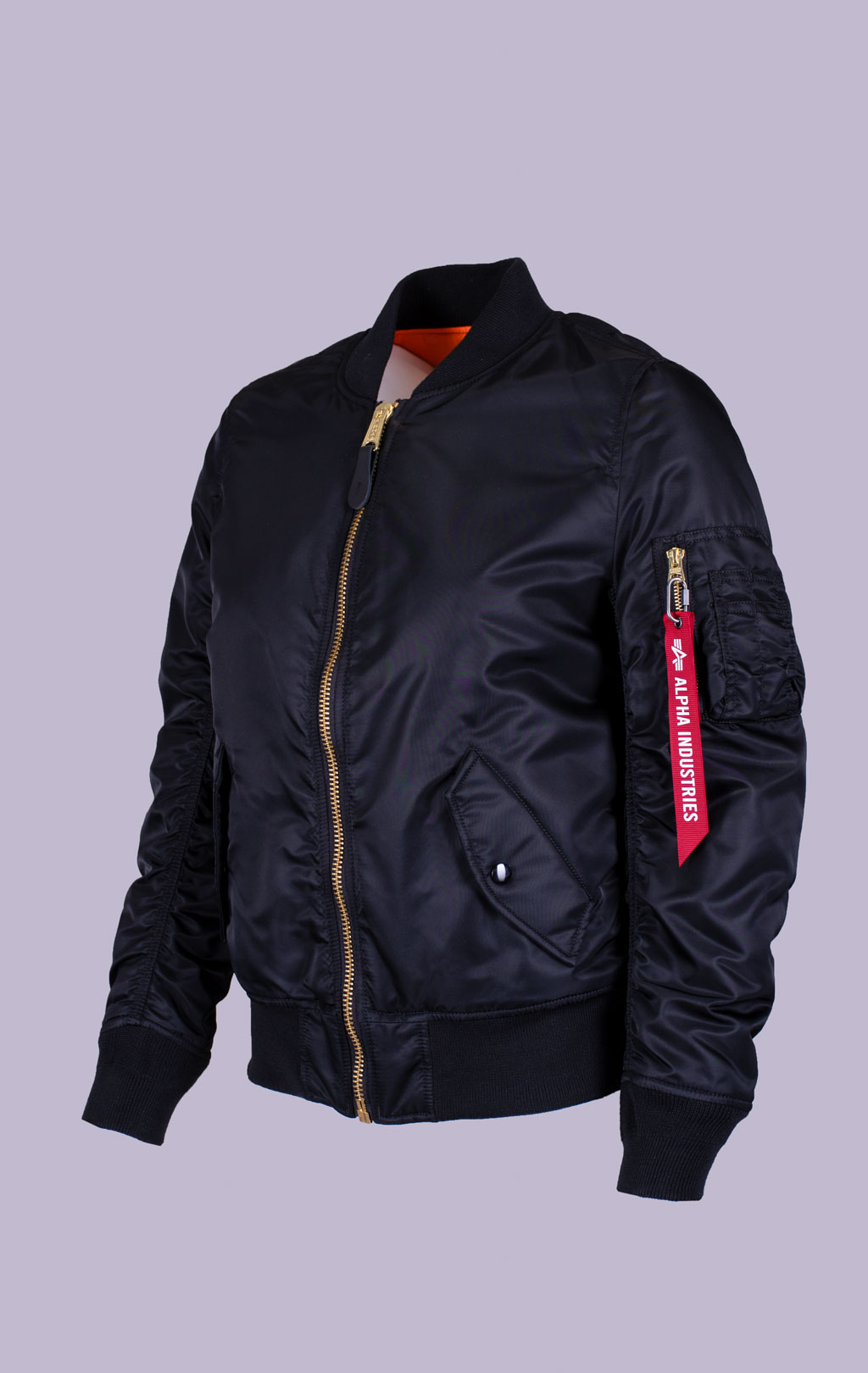 Женский бомбер ALPHA INDUSTRIES MA-1 W SS 26 black 