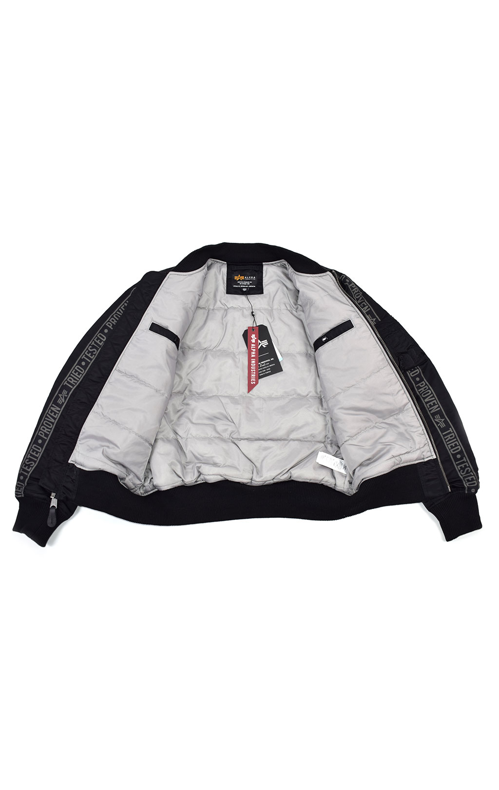 Бомбер ALPHA INDUSTRIES MA-1 60TH ANNIVERSARY black 