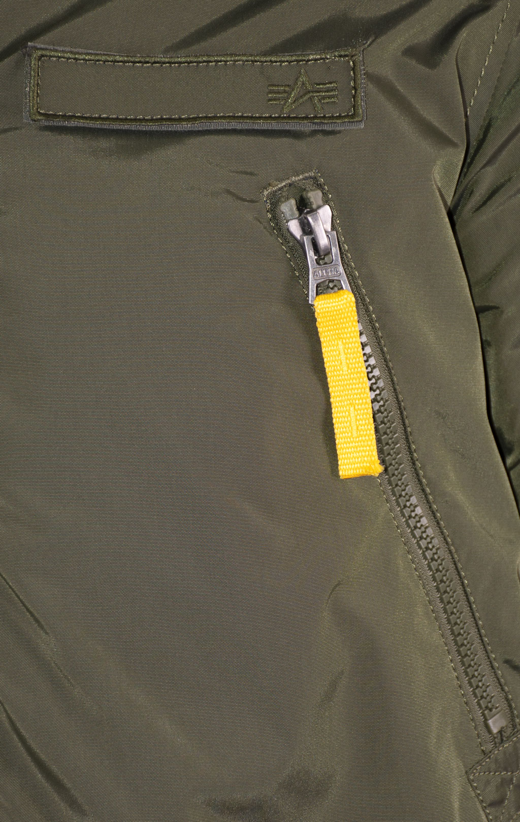 Аляска ALPHA INDUSTRIES N-3B PPS натур. мех dark green 