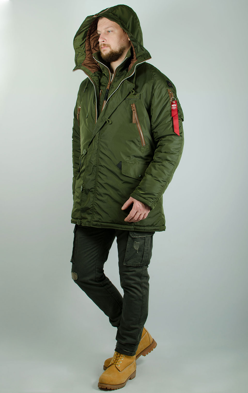 Аляска ALPHA INDUSTRIES DISCOVERER dark green 
