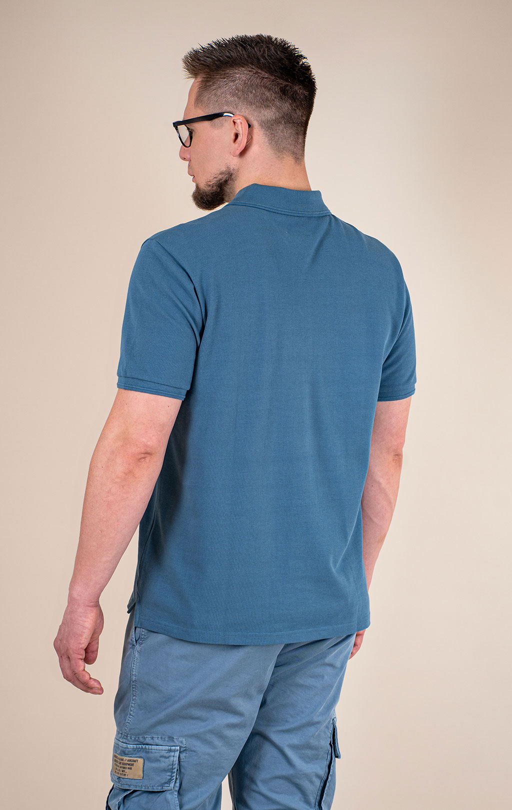 Футболка-поло PARAJUMPERS POLO HOBART SS 26 marine 