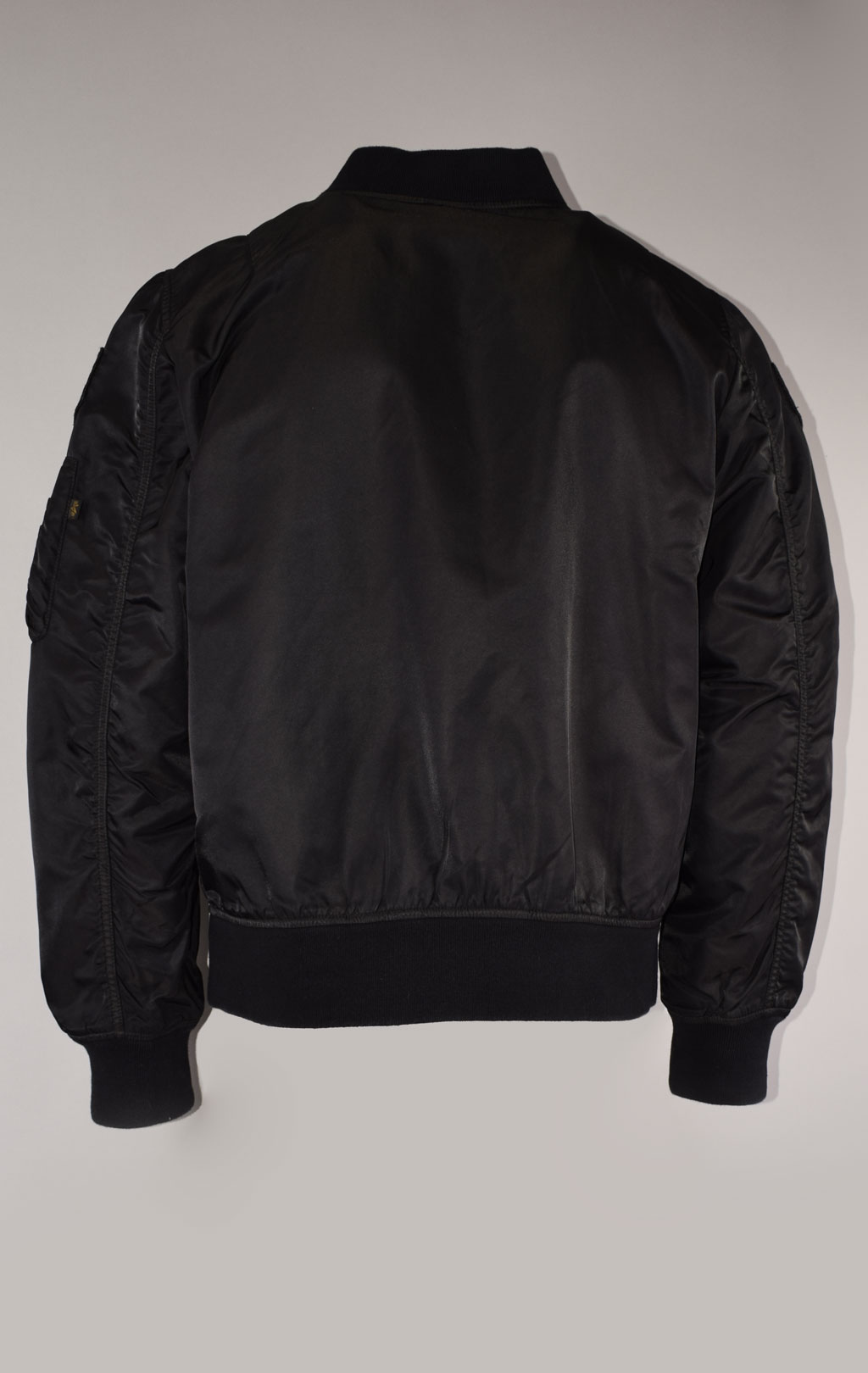Ветровка-бомбер лётная ALPHA INDUSTRIES L-2B SQUADRON BATTLEWASH SS 22 m black 