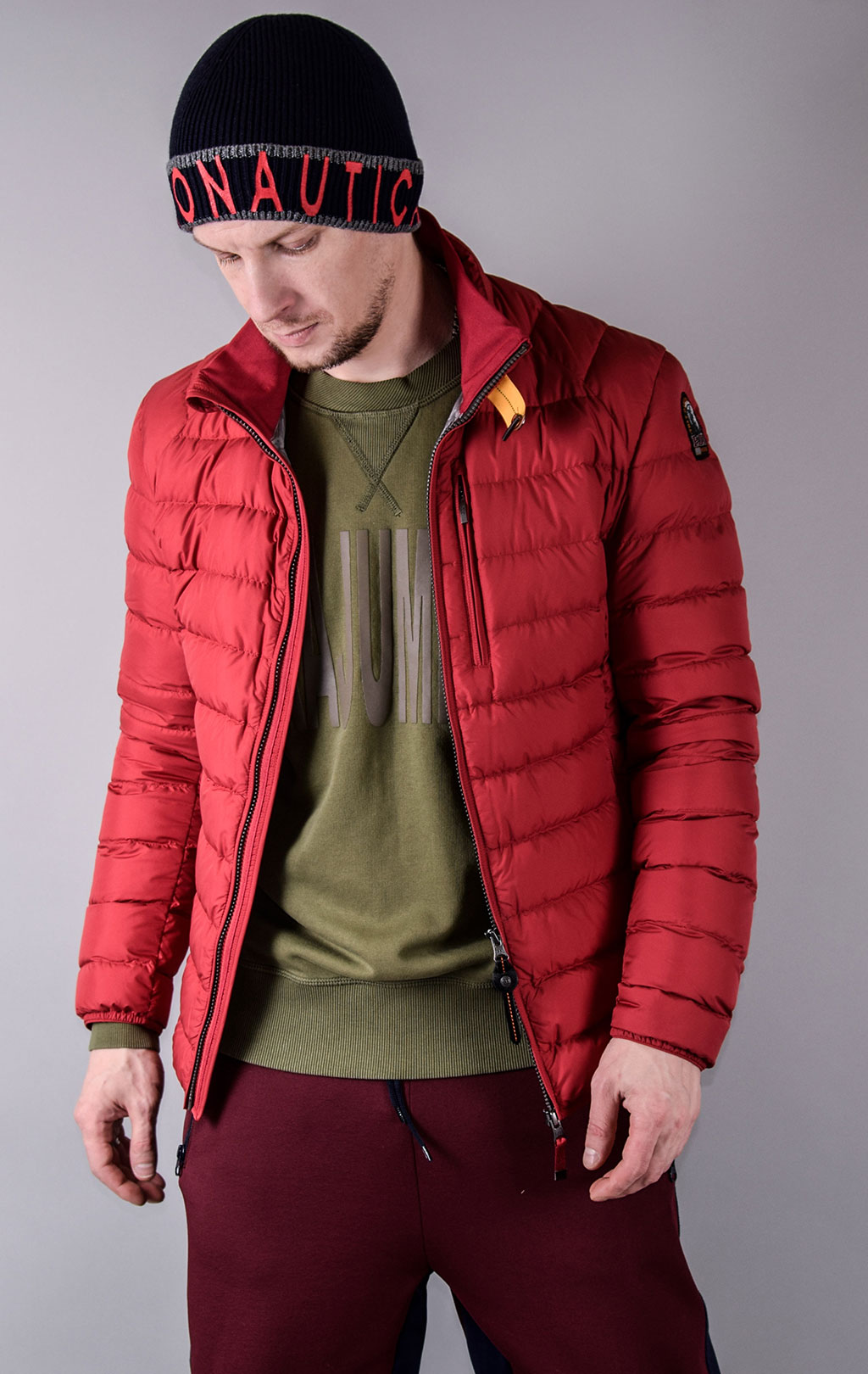 Куртка-пуховик лёгкая PARAJUMPERS UGO FW 19/20 scarlet 