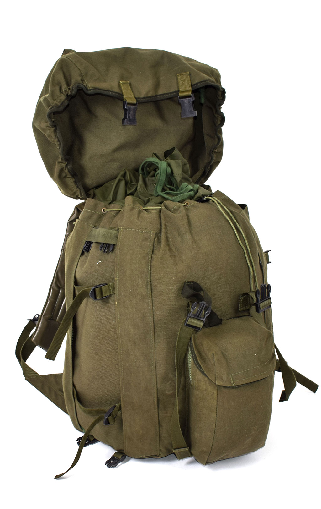 Рюкзак рейдовый Long Convulted 80L olive б/у Англия