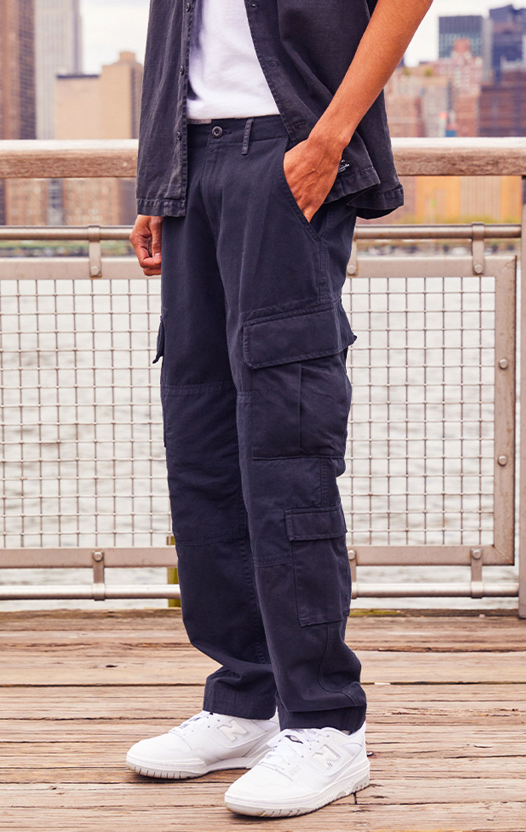 Брюки-карго ALPHA INDUSTRIES ACU PANT плотные SS 24 m replica blue 