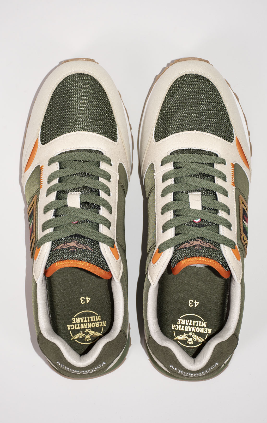 Кроссовки AERONAUTICA MILITARE (SC 275) SS 24 m/CN iguana green 