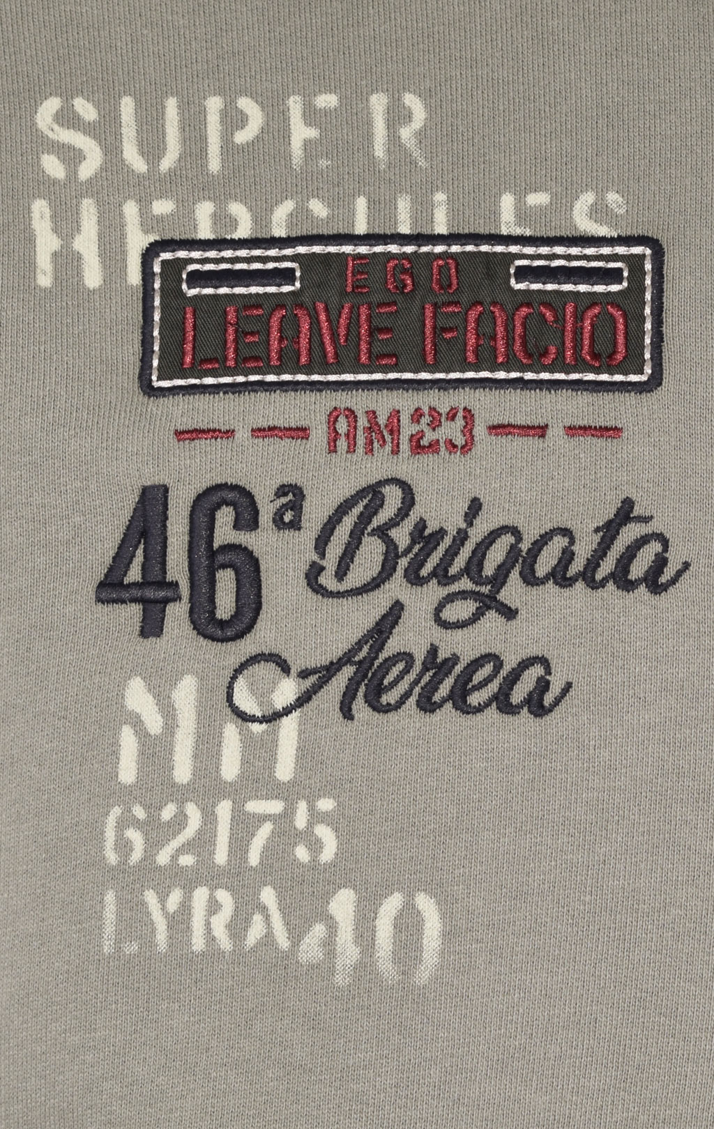 Олимпийка AERONAUTICA MILITARE ANTARCTICA FW 23/24/TR light green (FE 1819) 