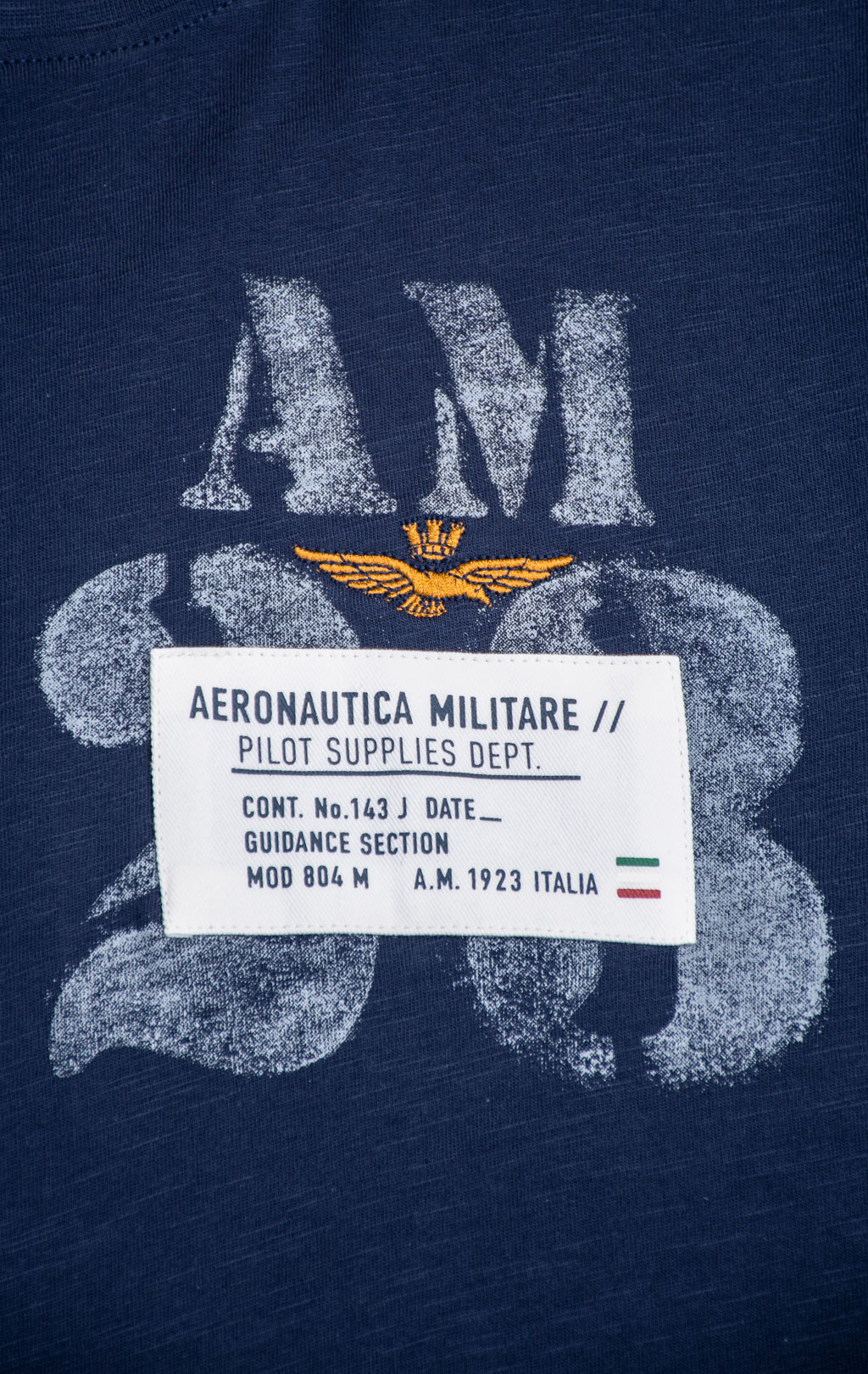 Футболка AERONAUTICA MILITARE SS 26/BD blue navy (TS 2524) 