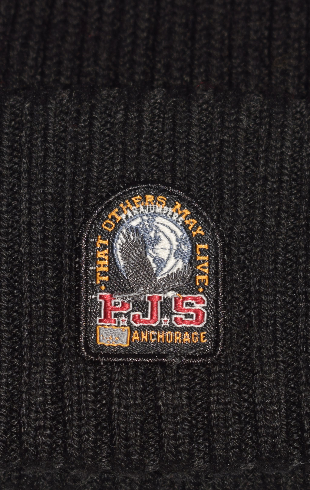 Шапка вязаная PARAJUMPERS RIB HAT FW 25/26 black 
