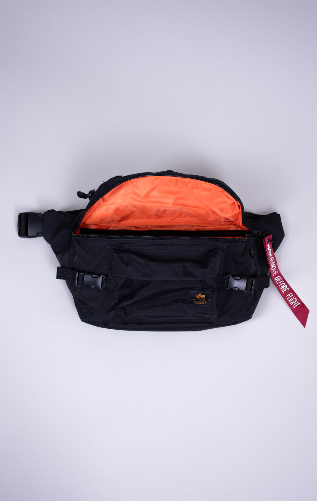 Сумка поясная ALPHA INDUSTRIES COMBAT WAIST BAG black 