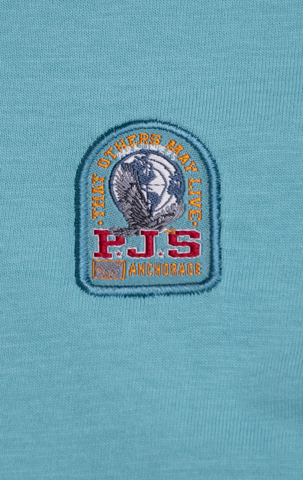 Футболка PARAJUMPERS PATCH TEE SS 26 aqua 