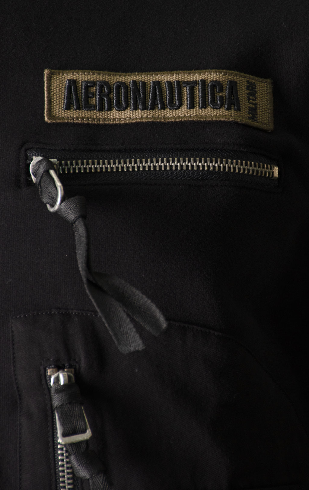 Олимпийка AERONAUTICA MILITARE FW 25/26/TR jet black (FE 2069) 