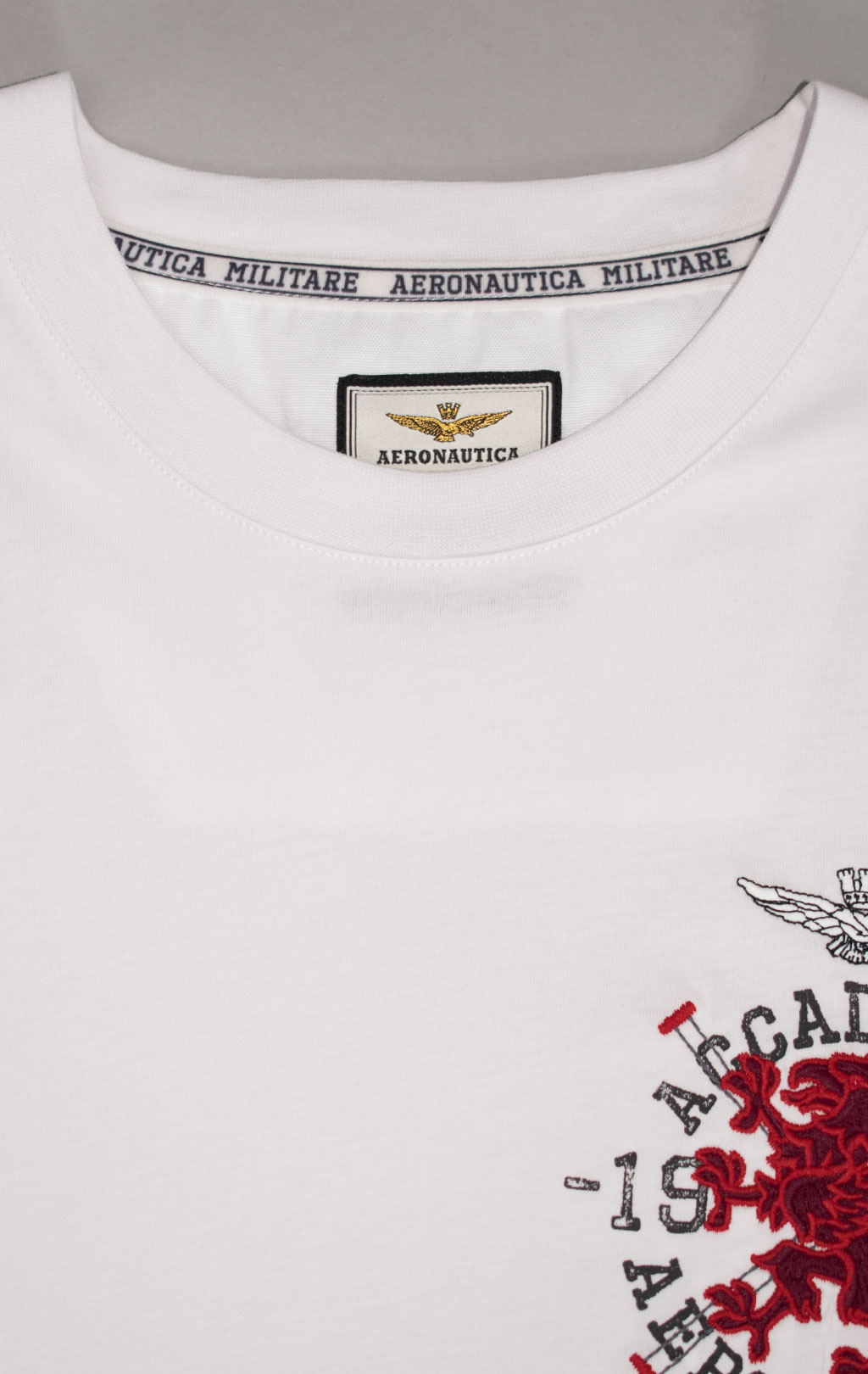 Футболка AERONAUTICA MILITARE CORSO GRIFO SS 24/TR milk white (TS 2201) 