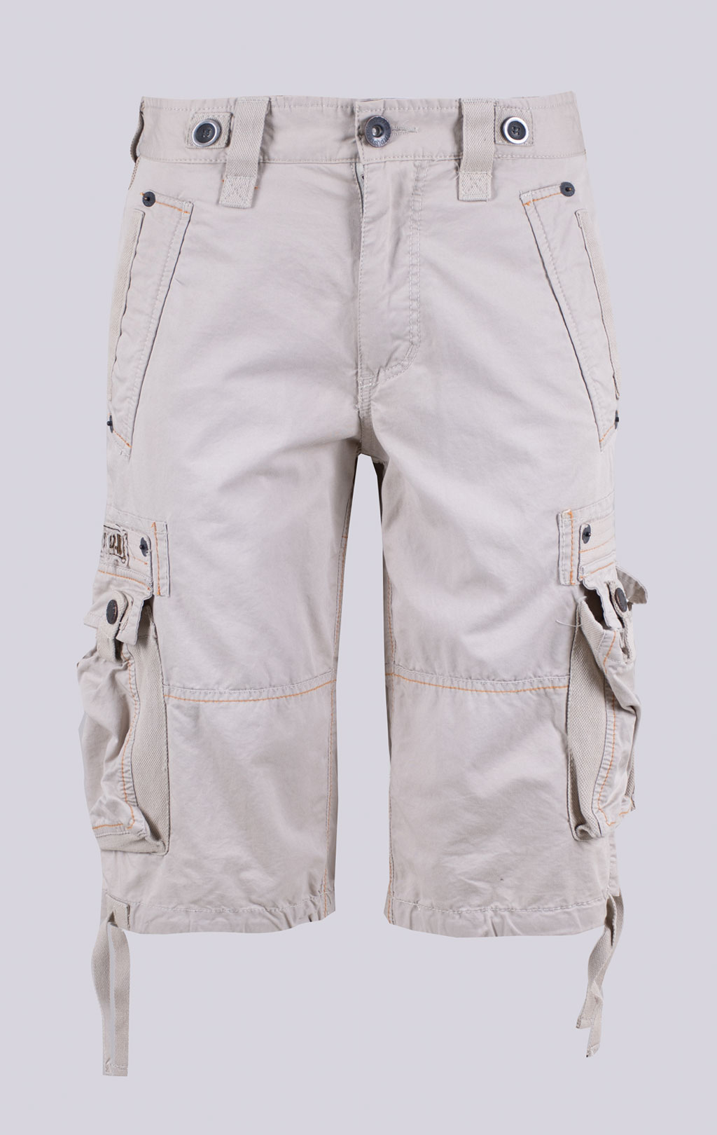 Шорты карго ALPHA INDUSTRIES TERMINAL biege overdied 