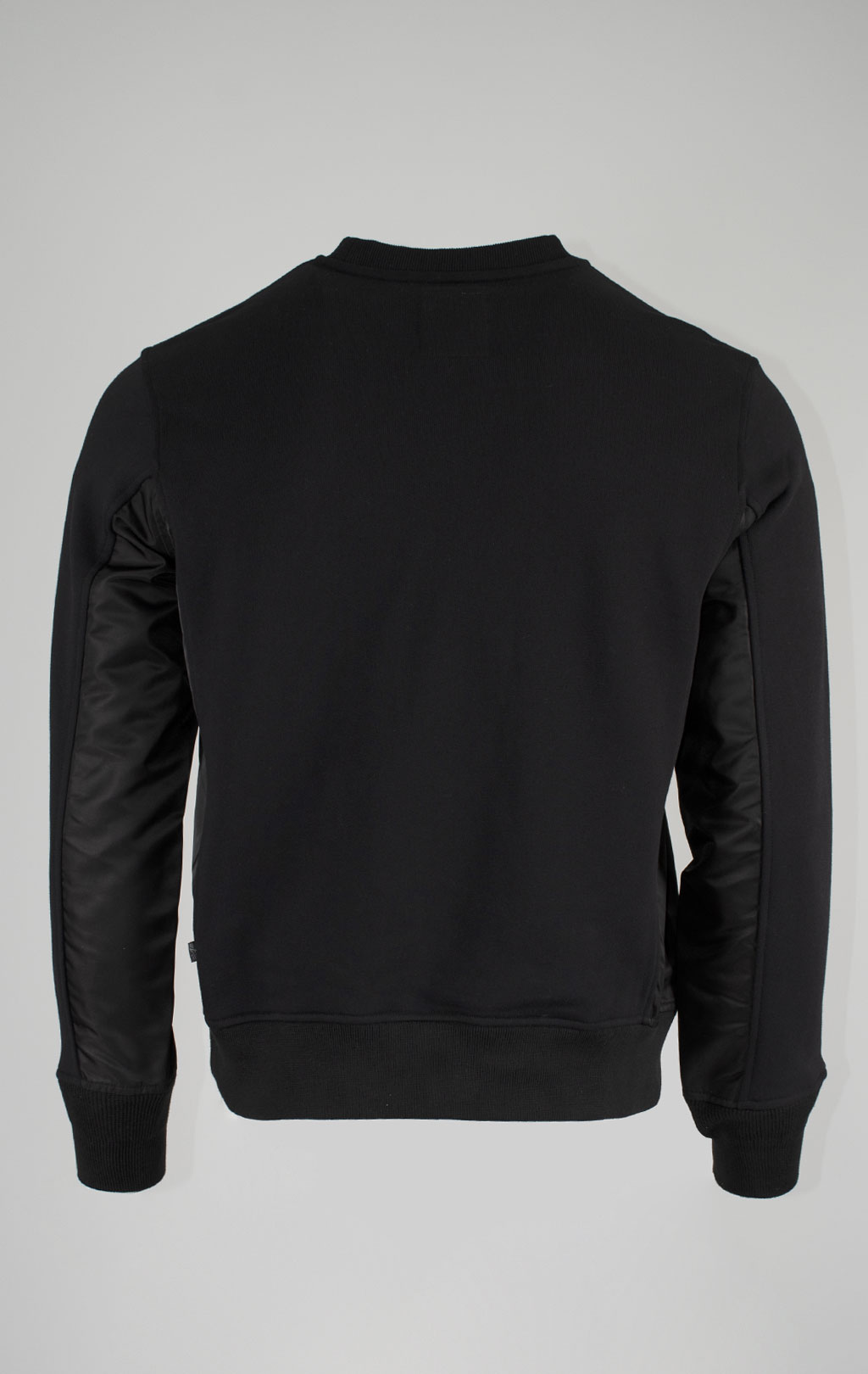 Свитшот ALPHA INDUSTRIES MIXED MEDIA CREWNECK FW 24/25 black 