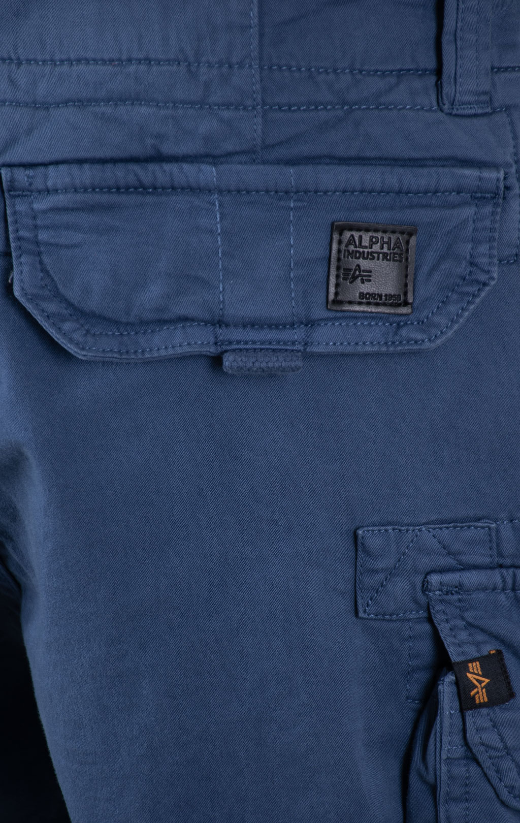 Шорты карго ALPHA INDUSTRIES CREW SHORT PATCH new navy 