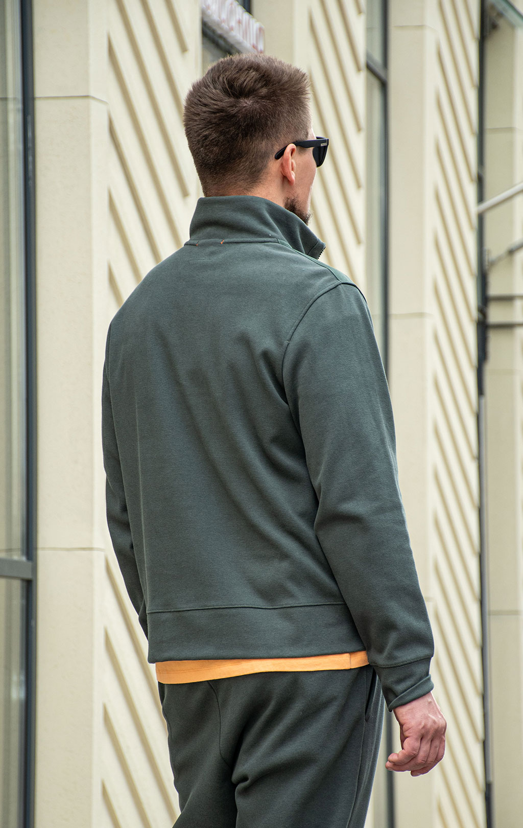Олимпийка 1/2 zip PARAJUMPERS ELLINGTONE SS 26 green gables 