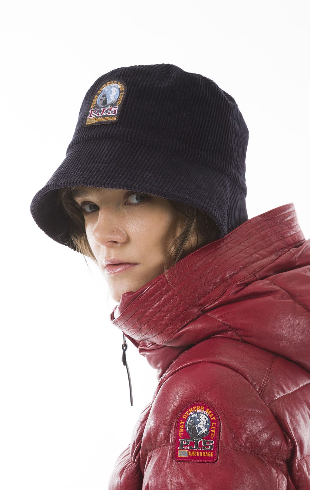 Женская панама PARAJUMPERS CORDUROY BUCKET вельвет FW 23/24 pencil 