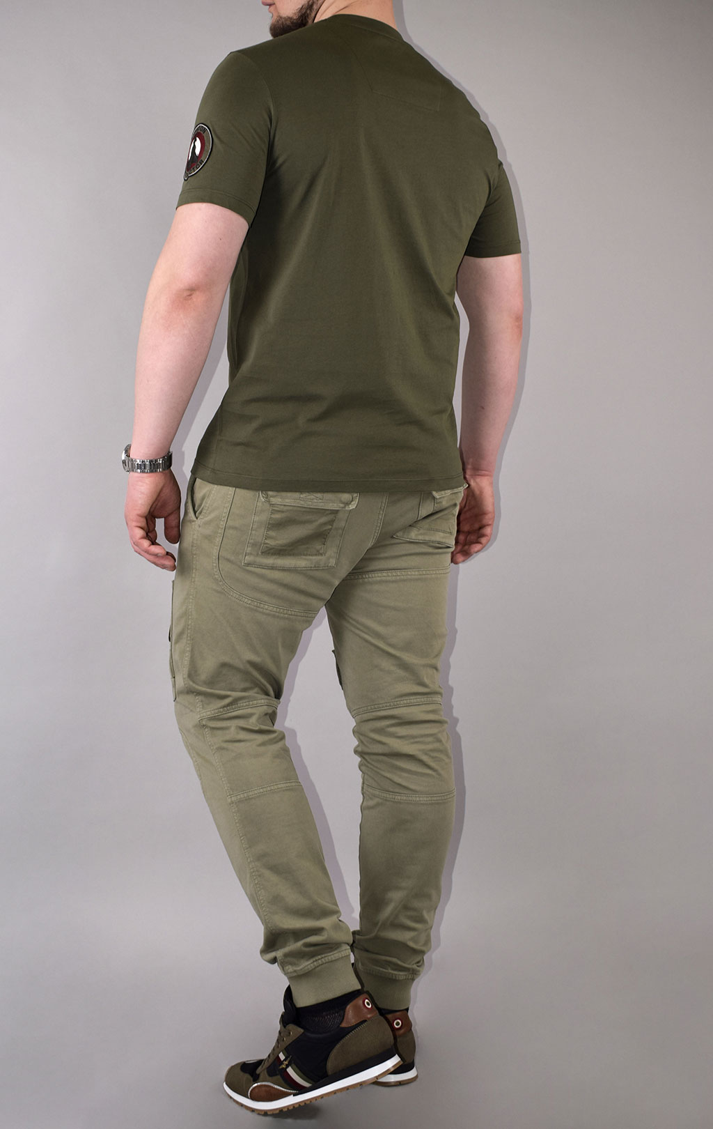 Футболка AERONAUTICA MILITARE SS 21/TR verde scuro (TS 1868) 