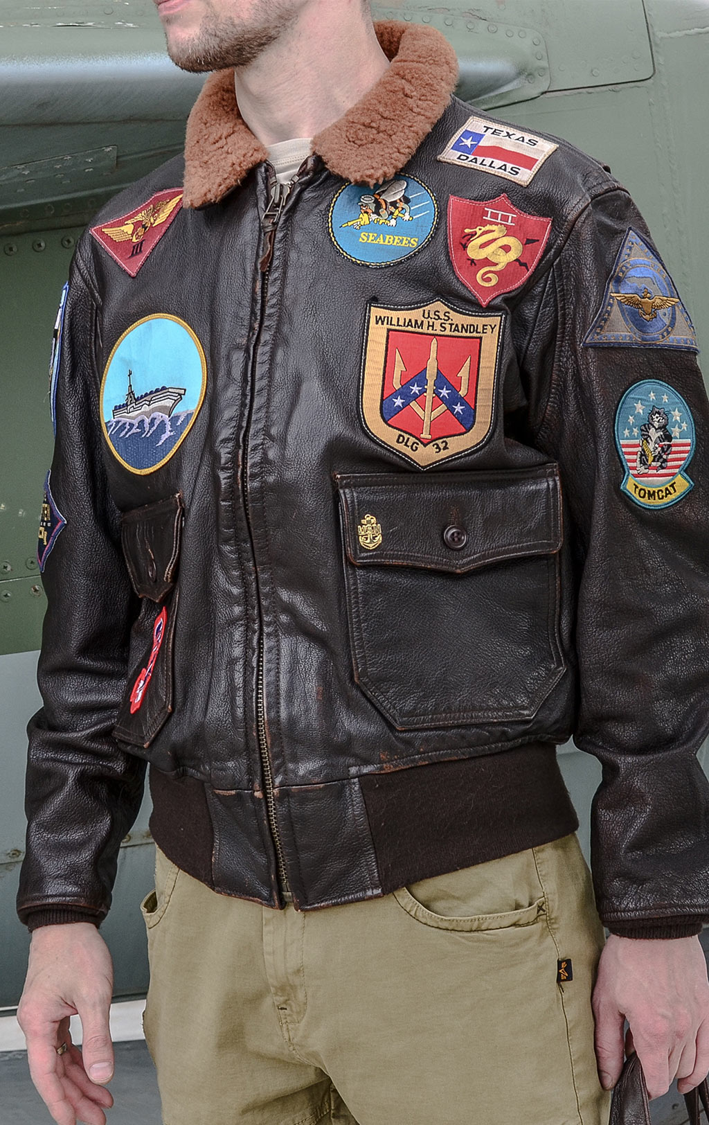 Куртка-пилот COCKPIT G-1 Movie Heroes кожа brown (Z201036T) 