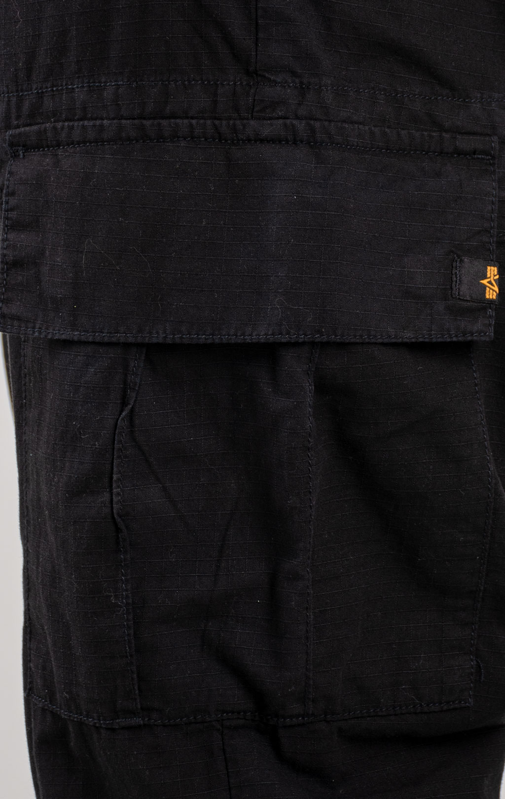 Брюки джоггеры ALPHA INDUSTRIES RIPSTOP JOGGER black 