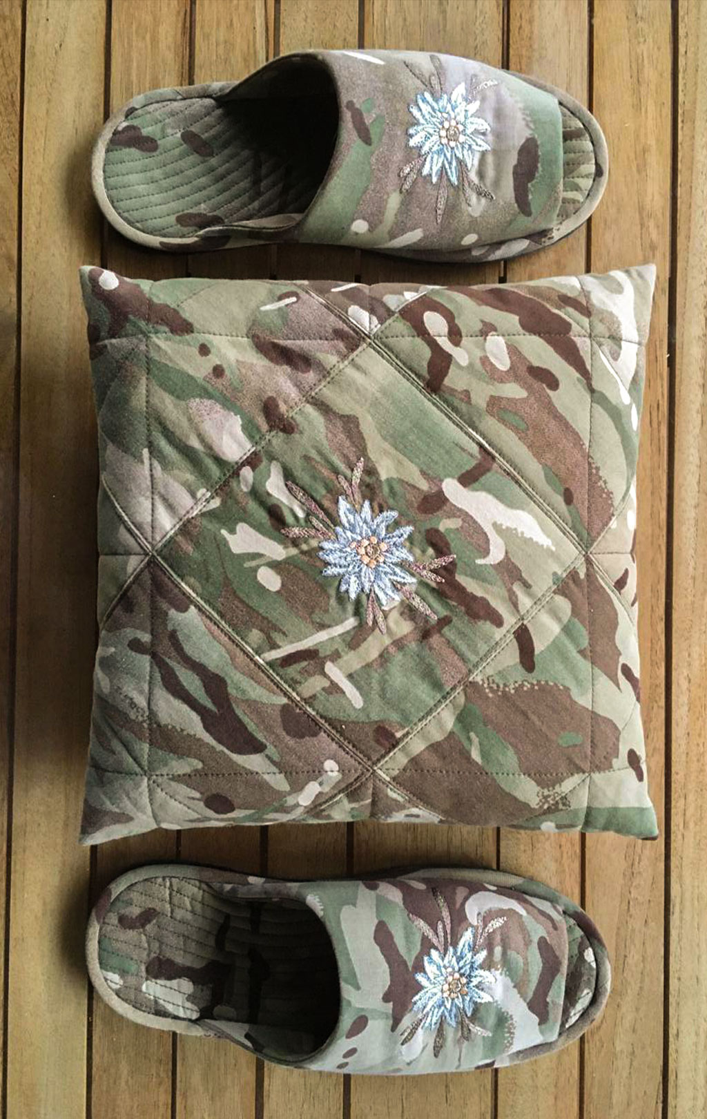 Чехол на подушку F'A VINTAGE REFASHIONED EDELWEISS mtp 32x32 