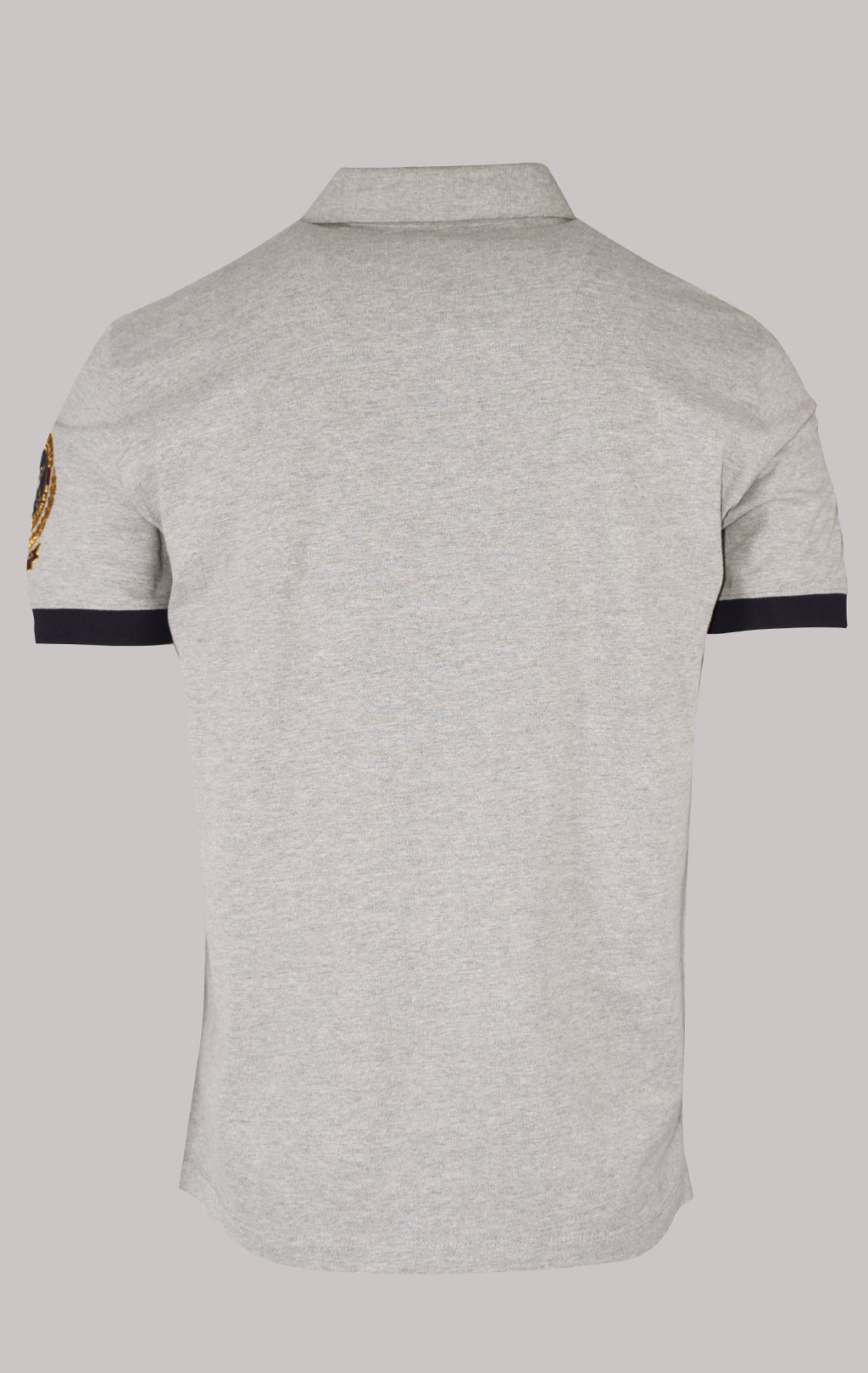 Футболка-поло AERONAUTICA MILITARE SS 23/BD grigio melange (PO 1691) 