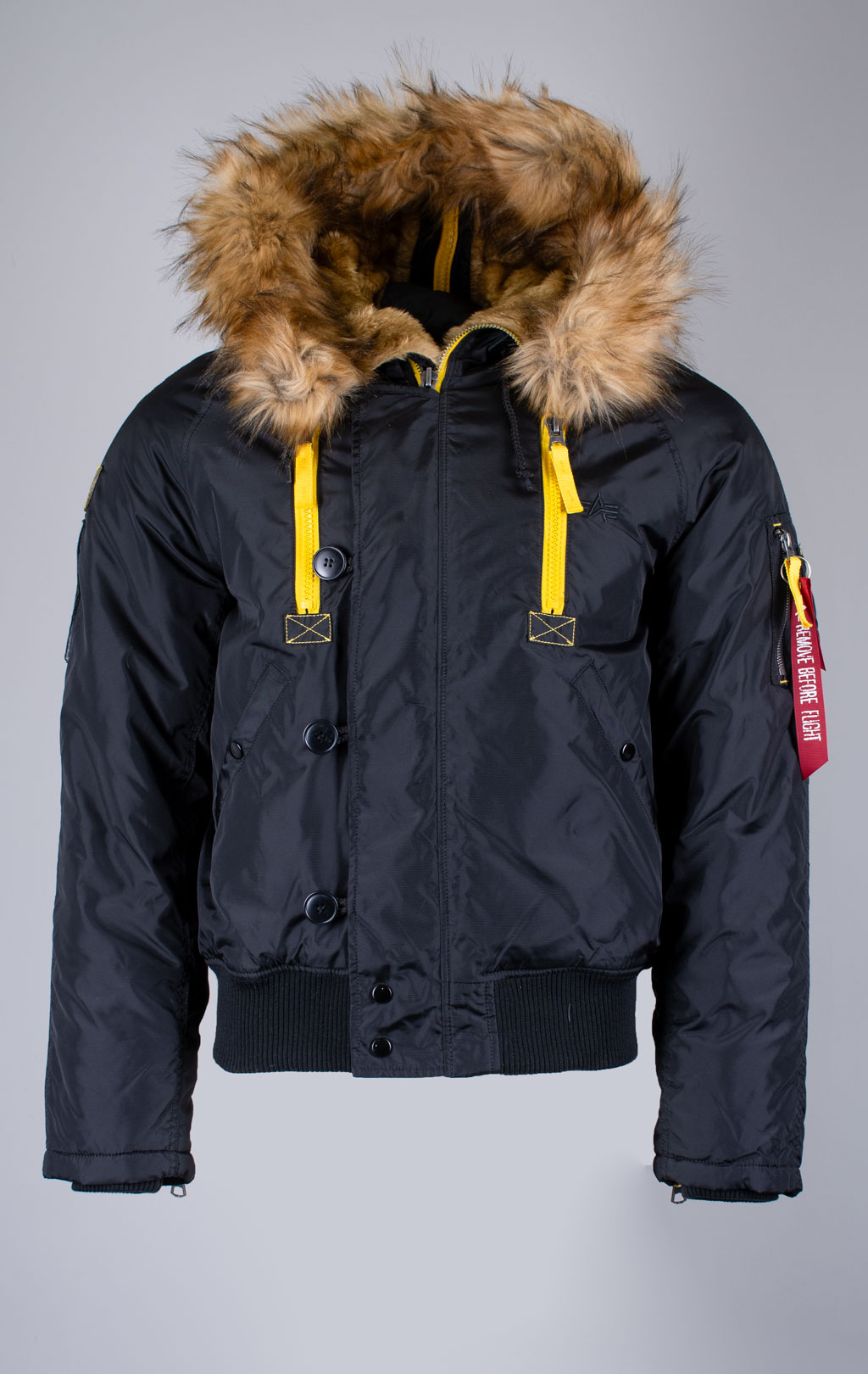 Аляска короткая ALPHA INDUSTRIES N-2B PPS black 
