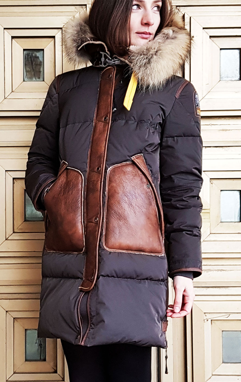 Женская куртка-пуховик PARAJUMPERS LONG BEAR SPECIAL bush 