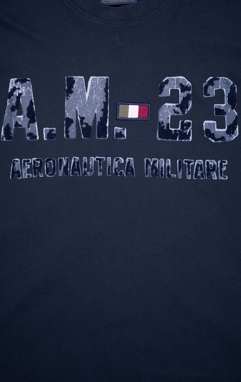 Лонгслив AERONAUTICA MILITARE FW 26/27/BD blue navy (TS 2583) 