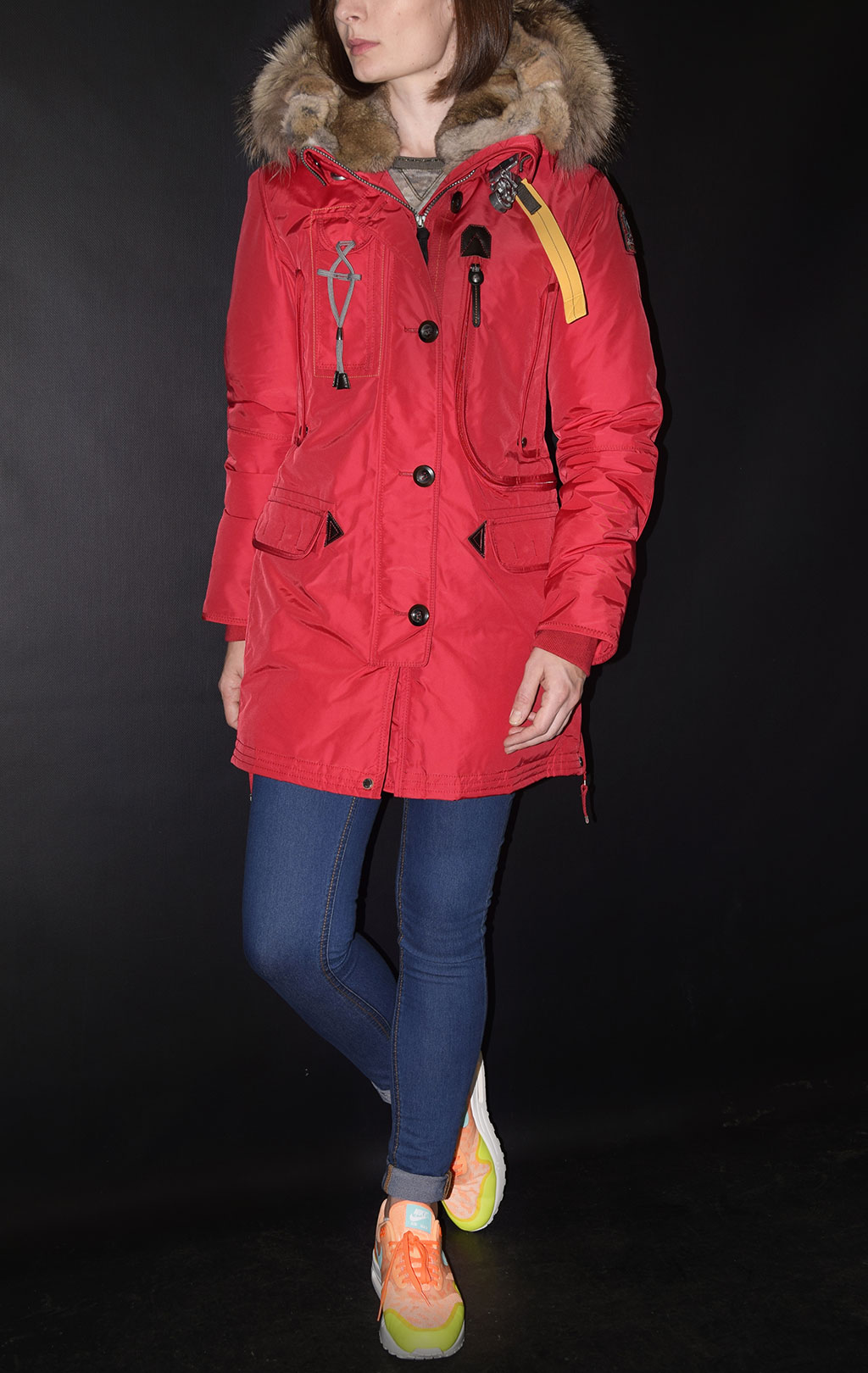 Женская аляска-пуховик PARAJUMPERS KODIAK scarlet 