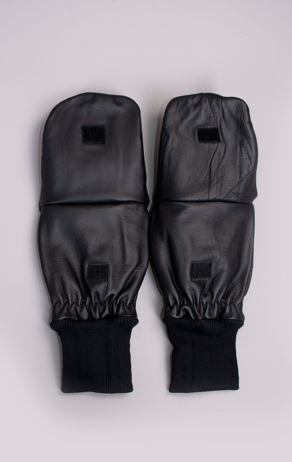 Перчатки утеплённые кожа с клапаном black WG-52 Пакистан