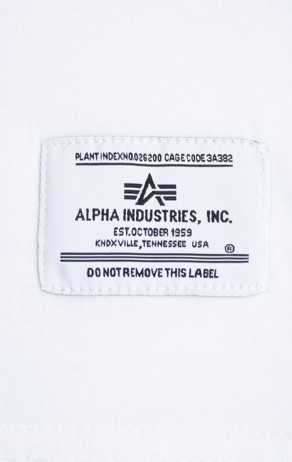 Футболка ALPHA INDUSTRIES ALPHA GRADIENT TEE SS 24 white 
