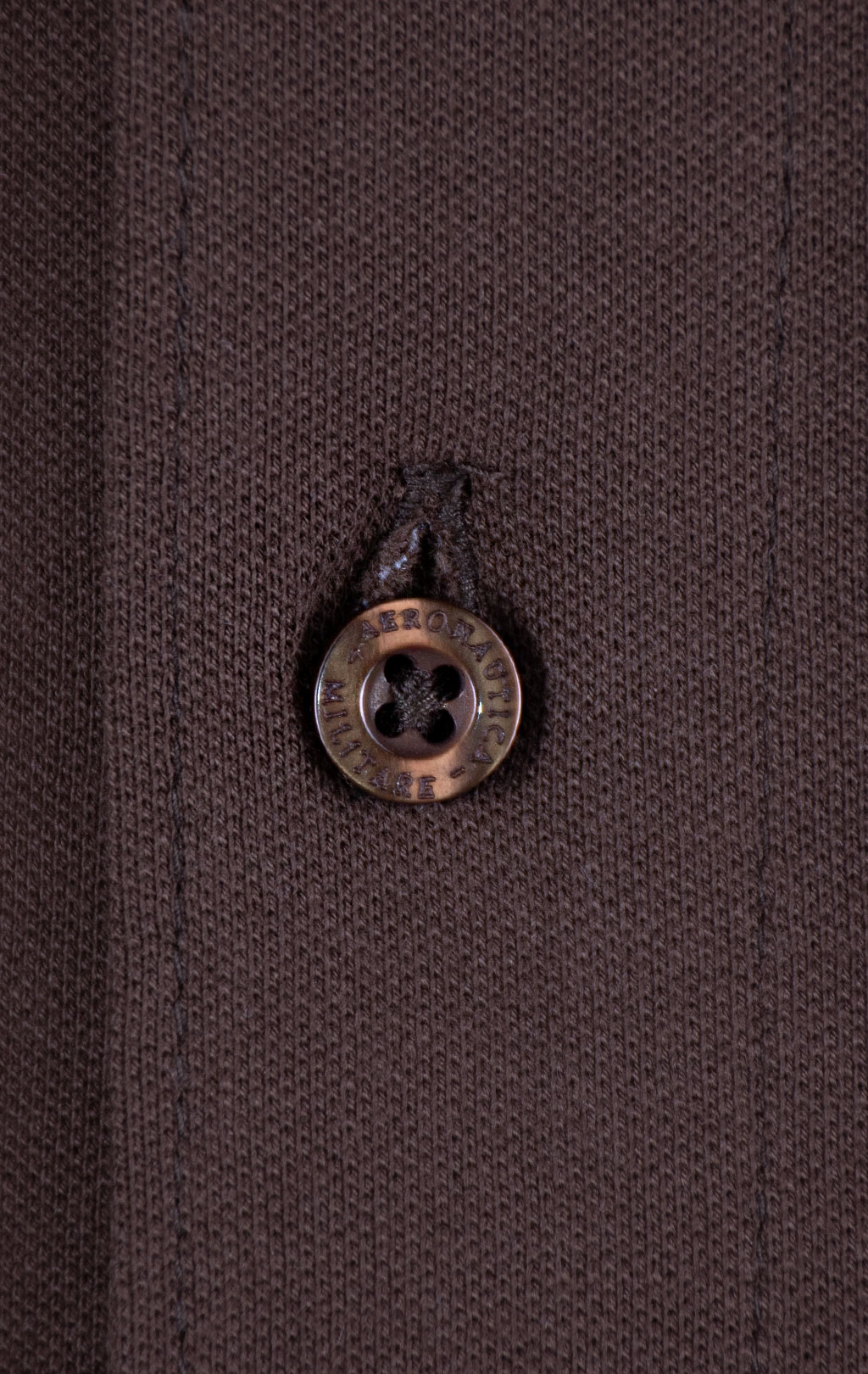 Рубашка трикотажная AERONAUTICA MILITARE FW 26/27/BD chestnut brown (CA 1313) 