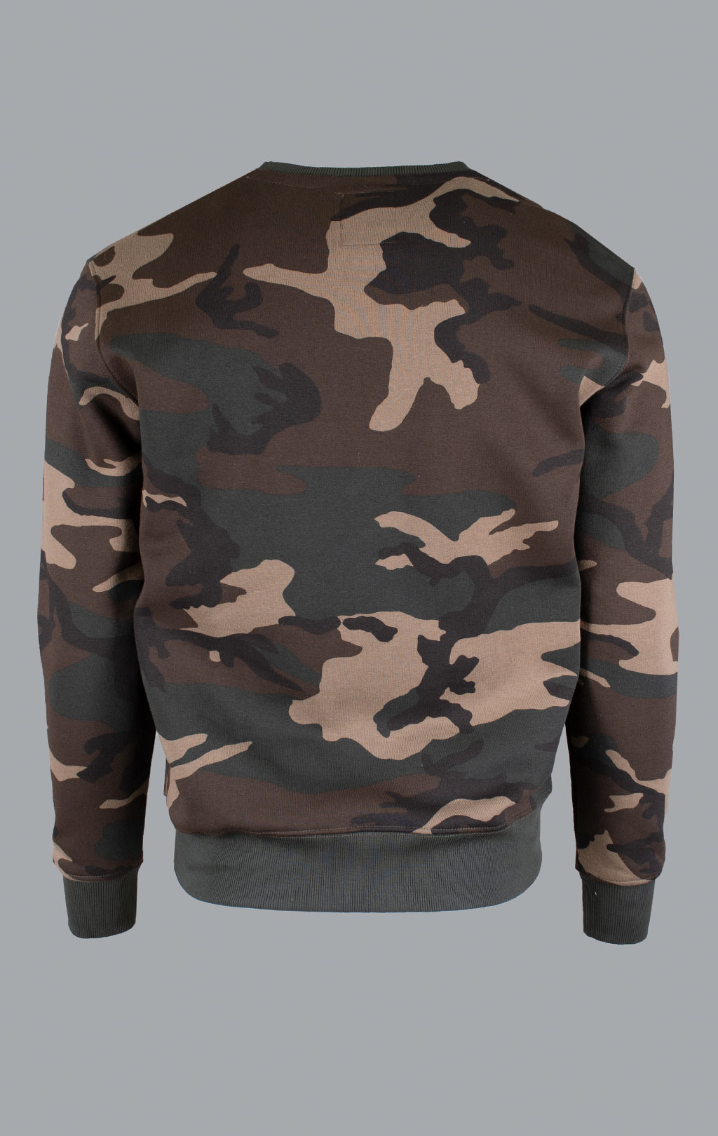 Свитшот ALPHA INDUSTRIES BASIC SWEATER camo woodland 65 