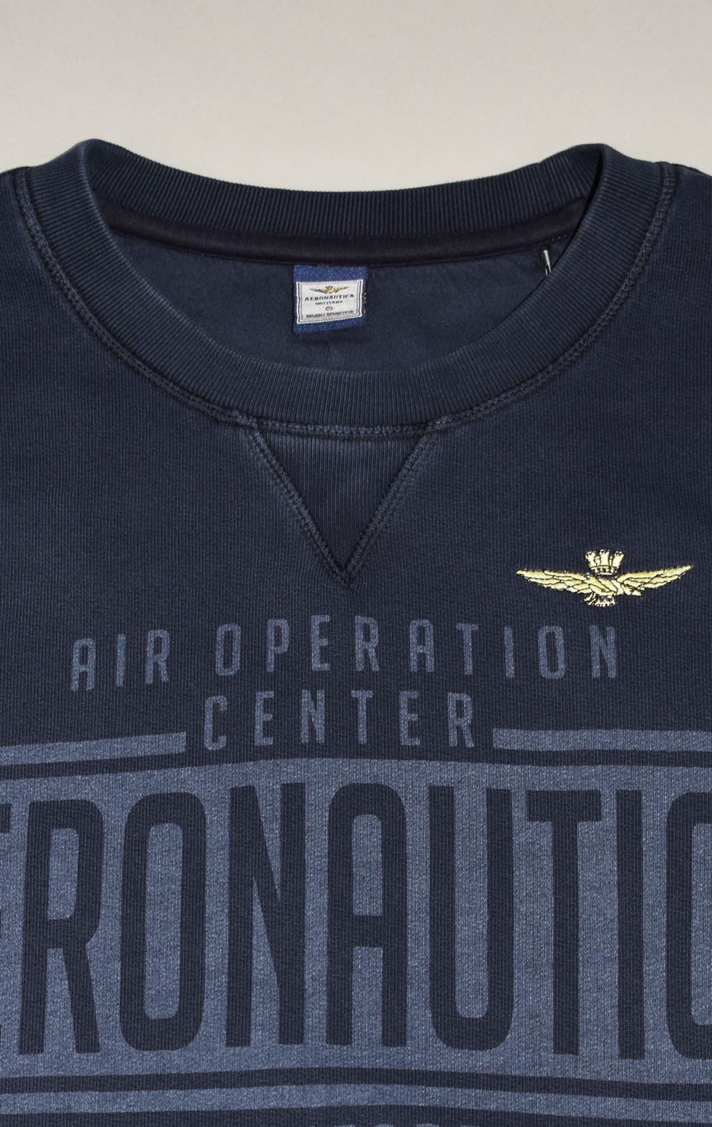 Свитшот AERONAUTICA MILITARE SS 22/IN dark navy (FE 1658) 