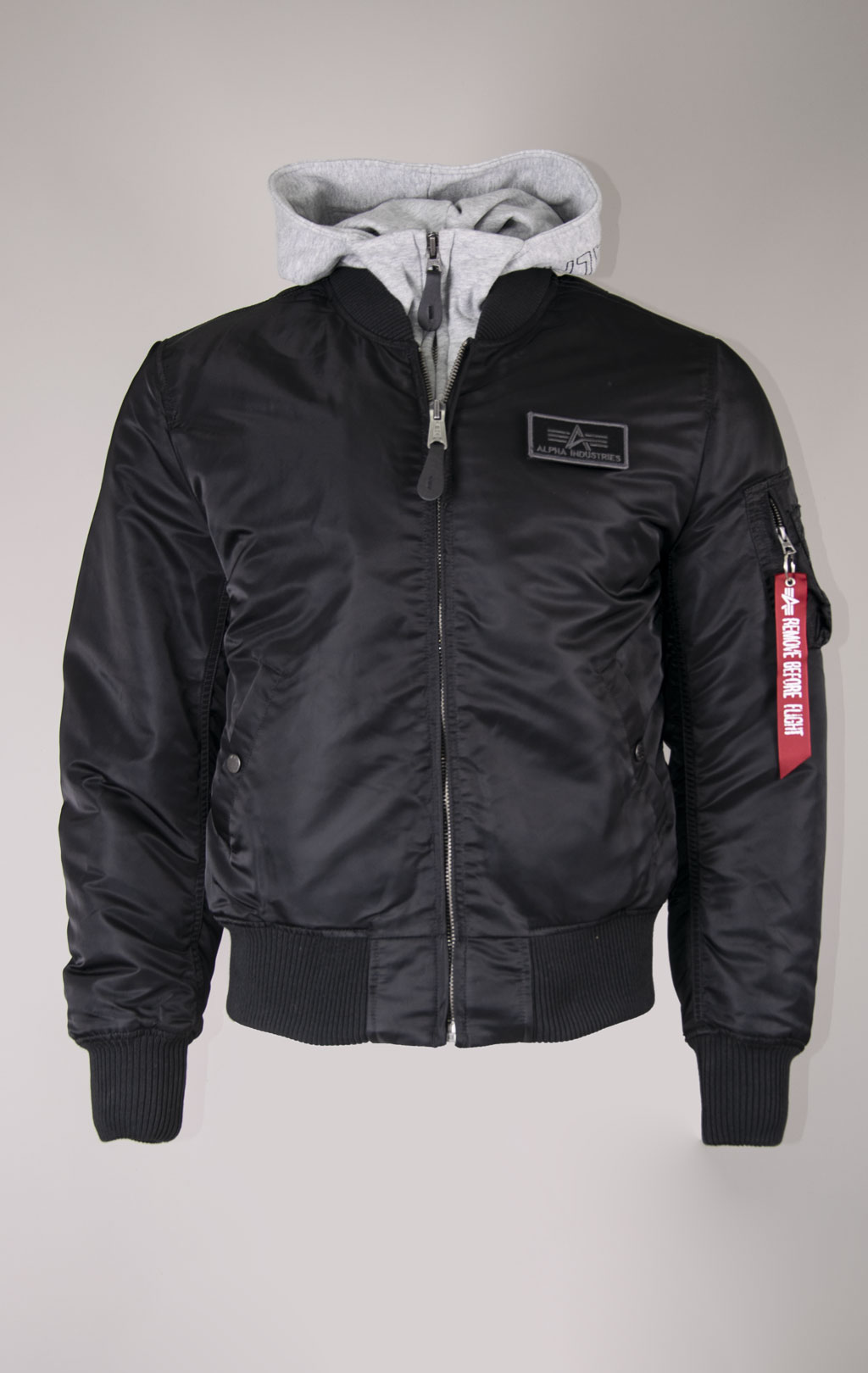 Куртка-бомбер лётная ALPHA INDUSTRIES MA-1 D-Tec black 