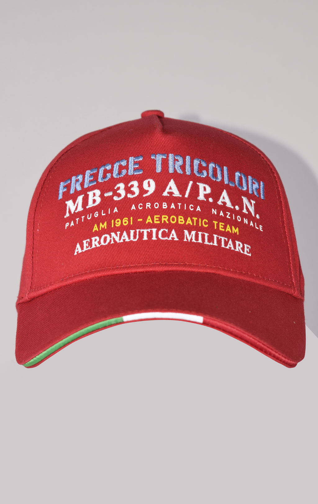 Бейсболка AERONAUTICA MILITARE SS 23/CN rosso (HA 1130) 