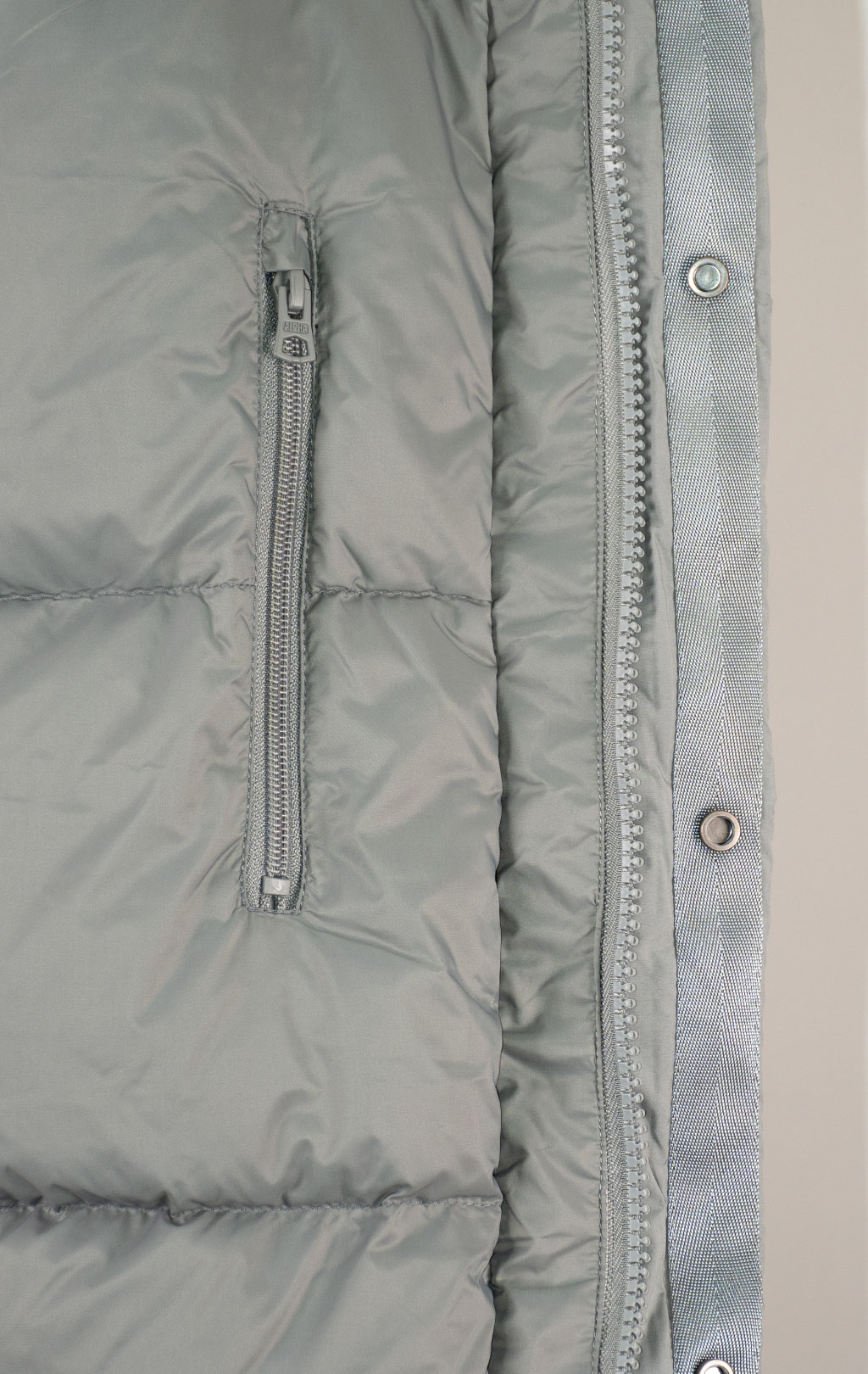 Куртка ALPHA INDUSTRIES SHEER PUFFER PARKA FW 25/26 light gray 