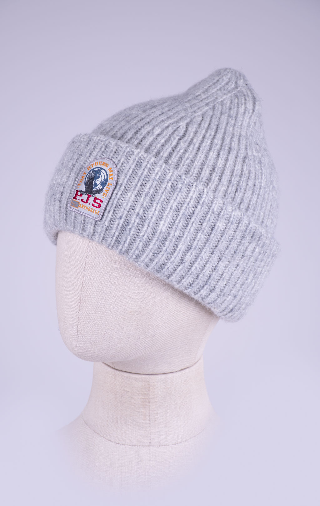 Шапка вязаная PARAJUMPERS MOONEYE HAT FW 26/27 chateau grey 