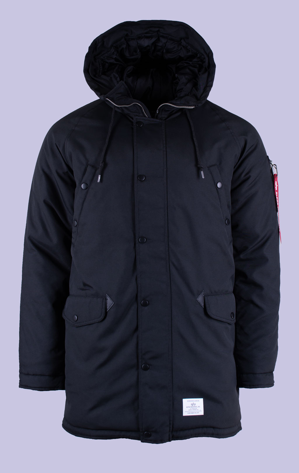 Аляска ALPHA INDUSTRIES N-3B REGULAR FIT PARKA (ALTITUDE) FW 26/27 black 