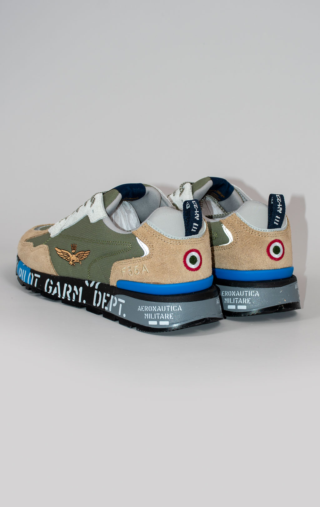 Кроссовки AERONAUTICA MILITARE (SC 276) SS 25/CN agave/mouton 