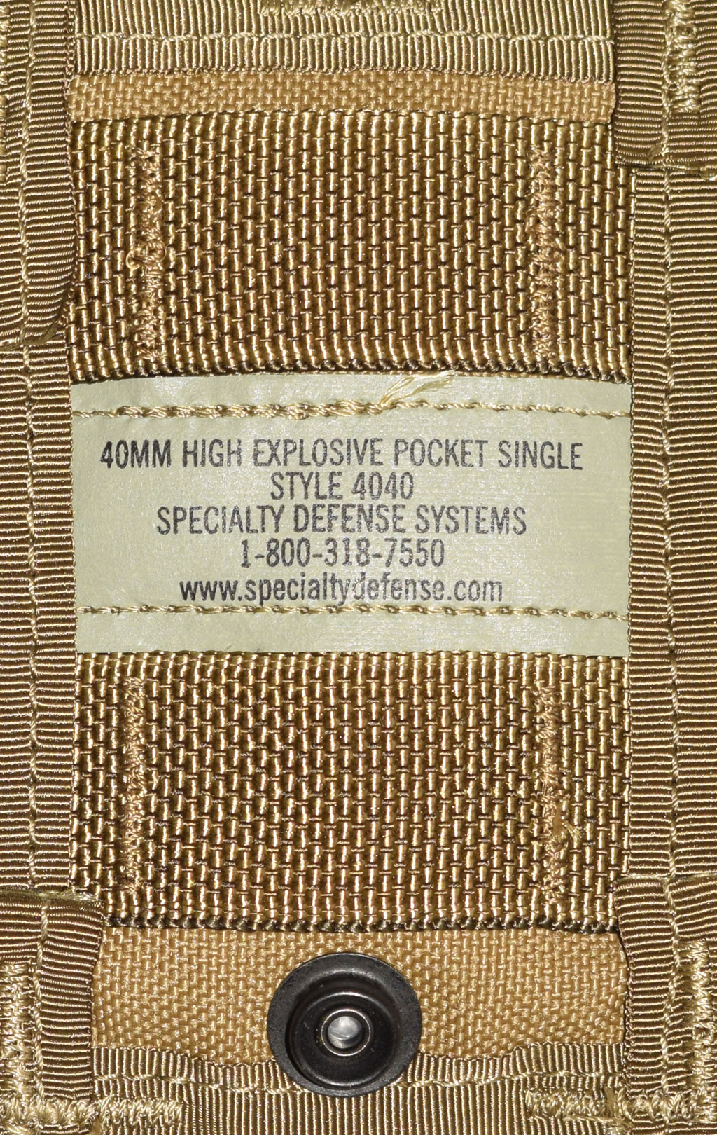 Подсумок гранатный 40mm High Expl. Single coyote США
