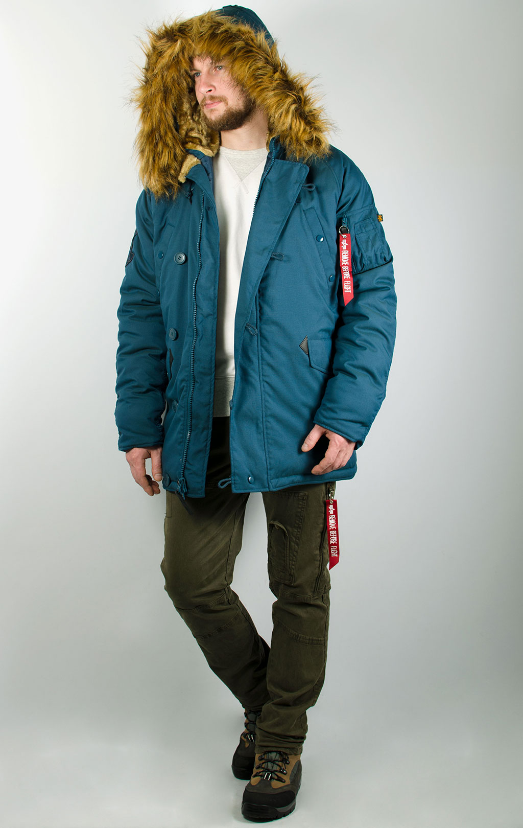 Аляска ALPHA INDUSTRIES EXPLORER blue bold 