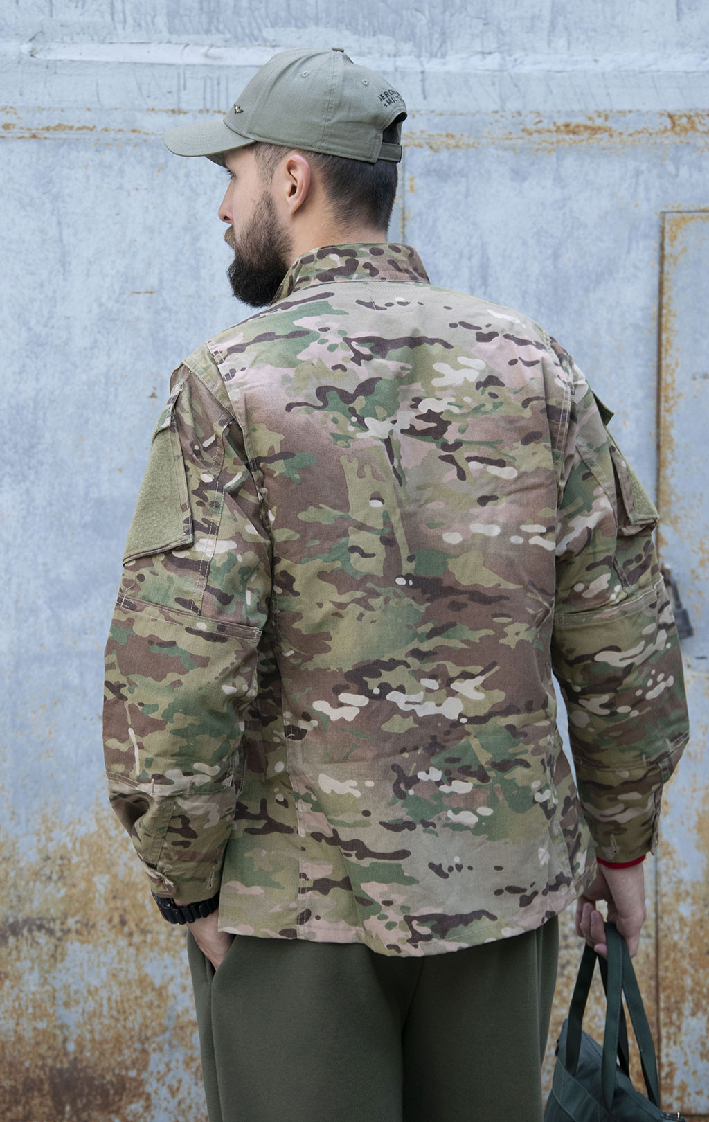 Китель полевой ACU rip-stop Fire Resistant multicam США