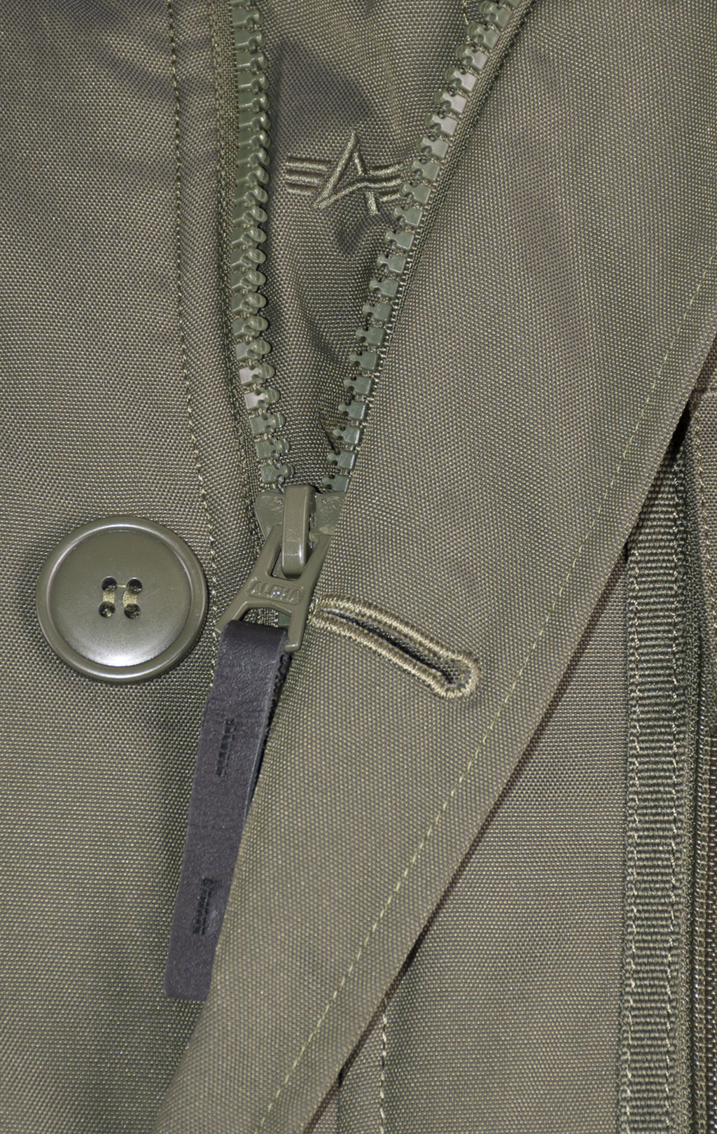 Аляска ALPHA INDUSTRIES POLAR натур. мех dark green 