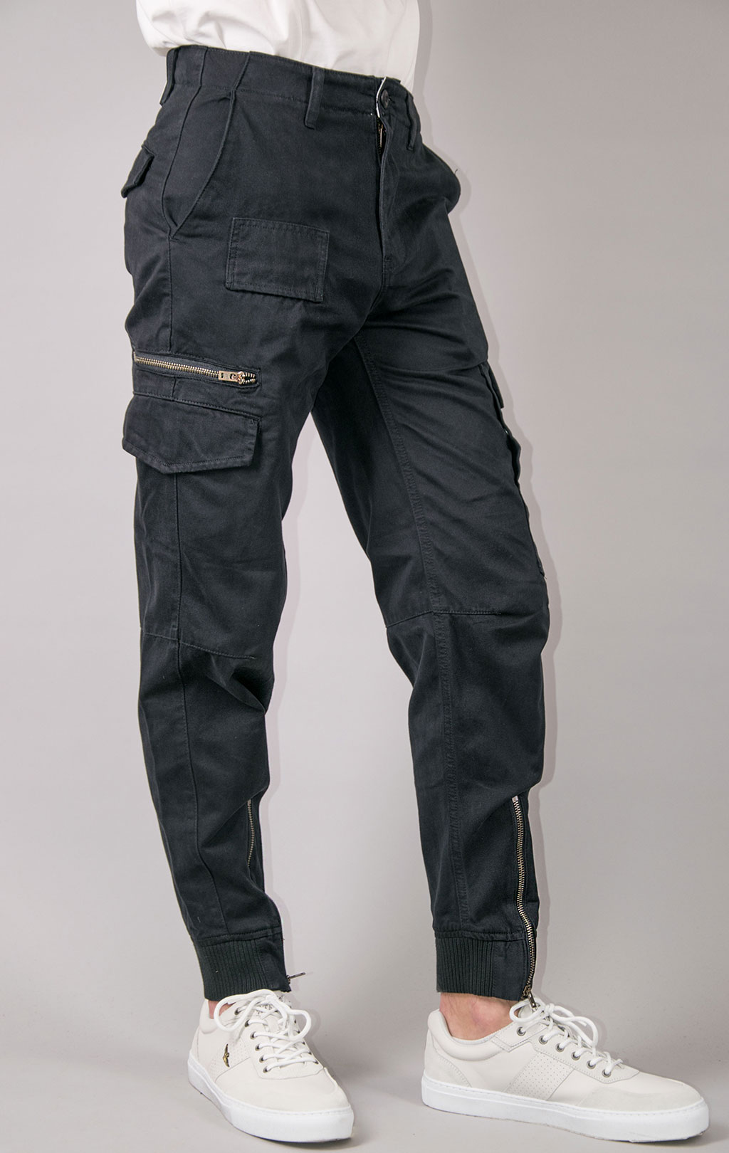 Брюки-карго ALPHA INDUSTRIES A-11 PANT плотные black 